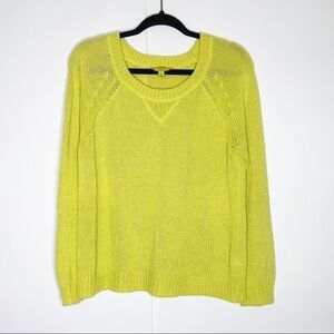 Banana Republic x Milly Bright‎ Yellow Crew Neck Sweater